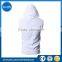 2017 Slim Fit Mens Hoodies Sleeveless Zip-up Hooded Vest With Zipper Trim