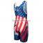 Dry fit breathable wrestling singlets could plus size