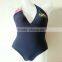 Top Quality One Piece Design Dark Blue Sexy Women Swimwear