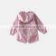 S60595B 2017 Autumn Girls Embroidery Jackets Hooded FlowerJackets