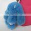 Myfur New Blue Real Copenhagen Mink Fur Rabbit Keychain Cheap Factory Price Car Accessory Keychain