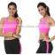 Beautiful fluorescence slim fitness yoga clothes 88% polyester + 15% spandex fitness sportwear yoga suit in guangzhou