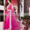 Magnificient Violet & Pale Pink Color Combination Blooming Bliss Designer Sarees Collections