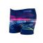 China Wholesale Manufacture Brand Quality Hot Selling Polyester Spandex Mens Customized Printing Swim Shorts