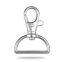 Manufacturers Selling Zinc Alloy Dog Buckle, Jewelry Accessories/ Luggage Accessories/car Key Chain