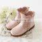 B21783A Korea girls summer leather bowknot Rome shoes sandals