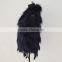 SJ373-01 Dark Blue Oblique Knitted 2016 OEM Fur Coats Rabbit Raccoon Fur Vest