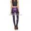 2016 New Arrival Women Mermaid Purple-Red Leggings Plus Size