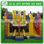 0.55mm PVC trampoline inflatable bouncer slide for sale