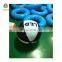 White and black 0.78' PVC inflatable beach ball