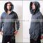 2017 kanye KW Long Sleeve Side Zip Half-Zip Essential Extended Combed Cotton Hoodie