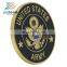 Custom Gold Coins Promotional Beautiful Design 3d Bale Egle America Flag Army Coin