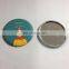 CMYK printed light tin button mirror