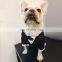 wholesale Layered Pet dog Striped suits Bulldog formal Clothes Overcoat