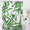 OEM custom printed 100% polyester waterproof custom designer shower curtain