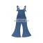 Girl Stripes Bell-Bottom Wholesale Infant Romper Private Label Baby Overalls