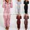 2020 new autumn and winter plus plush thick jumpsuit hooded pajamas parent-child sleep wearing