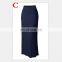 wholesale long skirts 100% polyester women solid color patchwork skirt for women