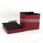 RTS pure color pvc leather  footrest stool for home furniture foldable  storage ottoman
