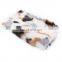 Recyclable Manufacturers colorful square jacquard plush soft warm luxury long faux fur throw blanket for winter