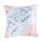 Hot selling Big flower printed velvet decorative cushion covers polyester throw pillow cover  for Sofa