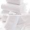 Cheap 100% Cotton Pure White Double Yarn Hotel Bath Towel Plain