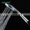 60cm 70cm Adjustable Slide Black Bathroom Shower Set with Canton Tower Cross Spray Hand Shower
