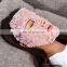 Luxury pink rose quartz sleep jade stone face mk for diminish puffiness and bags