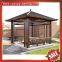 outdoor park garden wood look style aluminum metal gazebo pavilion pagoda gloriette canopy awning shelter cover for sale