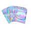 Resealable 4x6 inch Holographic foil mylar PP plastic bags