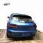 PP material high quality GTS style body kit for Porsche macan front bumper rear bumper carbon fiber and wing spoiler