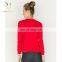 Computer Knitted Cardigan With Button Red Cashmere Cardigan