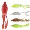 50pcs fish lures soft plastic lure squid skirts saltwater fishing squid fishing lures soft set