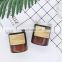 High Quality Matte Recycled, Scented Luxury Amber Glass Candle Jars With Lids For Candle Making/
