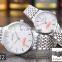 LONGBO 80302 Wholesale Womens Gold Watch Stainless Steel Strap Men Lovers Wrist Watch Bracelet Clock