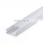 Aluminium channel profile for led strips ,aluminium frame profile for led display ,led aluminium extrusion with diffuser cover