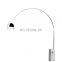 Modern Marble Base LED Floor Light Arc Shaped Standing Floor Lamp For Living Room Interior Decoration