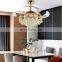 42 inch retractable remote control bladeless ceiling fan with led light led ceiling fan lighting