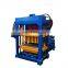 Hot sale QT4-25BH mobile hollow interlocking cement block brick making machine for price