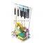 Multi-functional Sponge Holder With Dish Cloth Bar And Hooks for Hanging Cooking Utensil Kitchen Counter Organizer