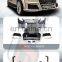 Hot Selling Body Kits For Audi Q7 Upgrade RSQ7 2012 -2015 Style Front Car Bumper With Grille Flog Lamp Grille Rear Diffuser Tips