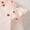 2pcs Newborn Baby's Bowknot Bear Print Long Sleeve Footie, Toddler & Infant Girl's Comfy Footed Romper Set For Spring Fall