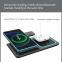 Universal Desk Multi Function Portable Foldable Phone Fast Charging Station 15W 3 In 1 Wireless Charger Pad For Iphone