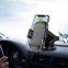 Factory Wholesale Automatic Wireless Car Charger Phone Holder for iPhone Android Phone Portable Battery Charger with Dashboard