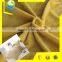 3mm yellow color chinese warp knitting fabric for types of blanket