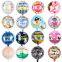 Custom Printed with logo Helium 18 Inch Foil Balloons Mylar Round Shape Ballon