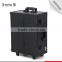 Hot product!!! PVC lighted makeup case with lights rolling makeup train case with light mirror