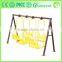 Children outdoor park swing JT-10602B kids garden swing chair set