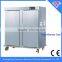 High quality industrial double door heated air circulation stainless steel food warmer cart