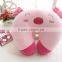 Newest design lovely pink pig shaped cozy U shape neck pillow